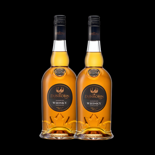 WHISKY - CANADIAN RYE - TWIN BOTTLE BUNDLE